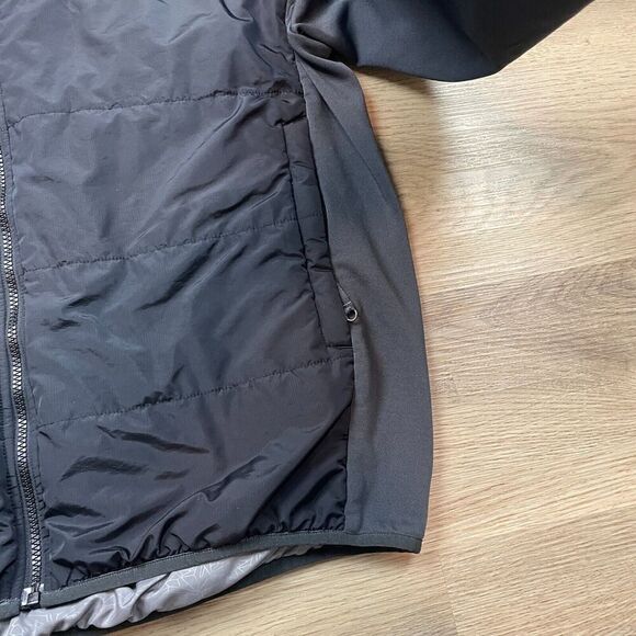 The North Face Jacket Mens Large Black Puffer Outdoor Hiking Camping Full Zip - Picture 4 of 15